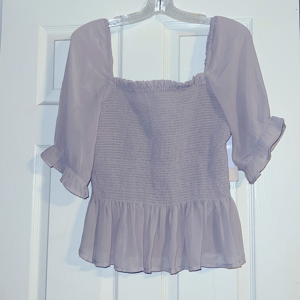 Purple blouse